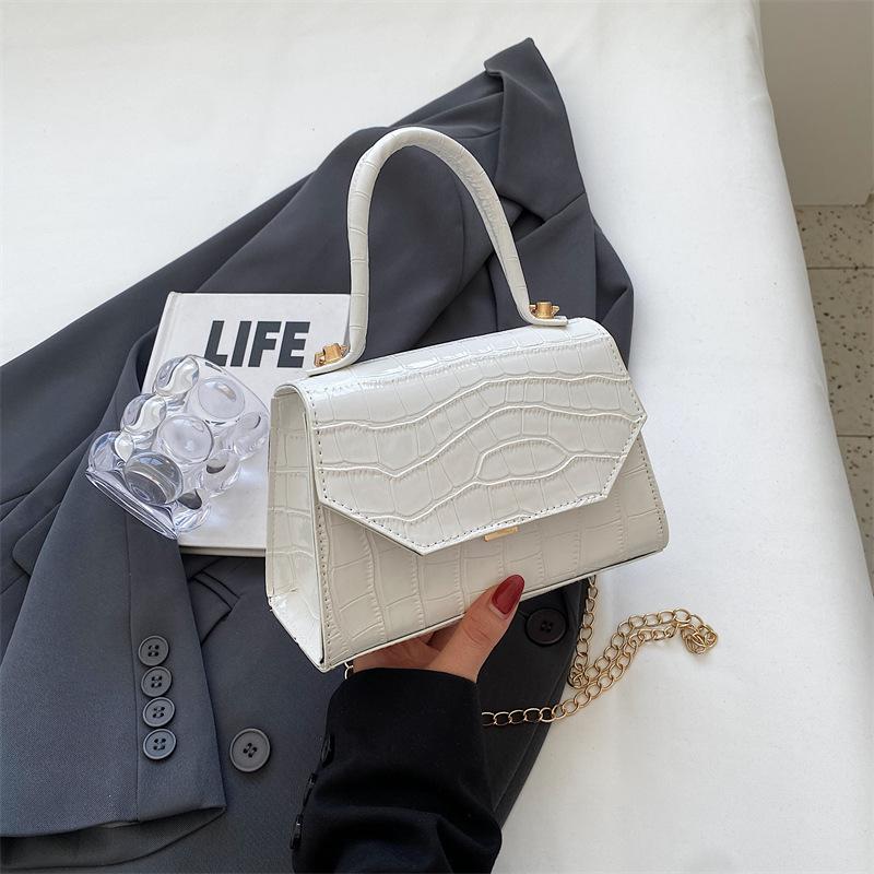 

Личность тренд текстура литературная сумка женская осень 2024 новая корейская версия мода плечо цепь через плечо квадрат