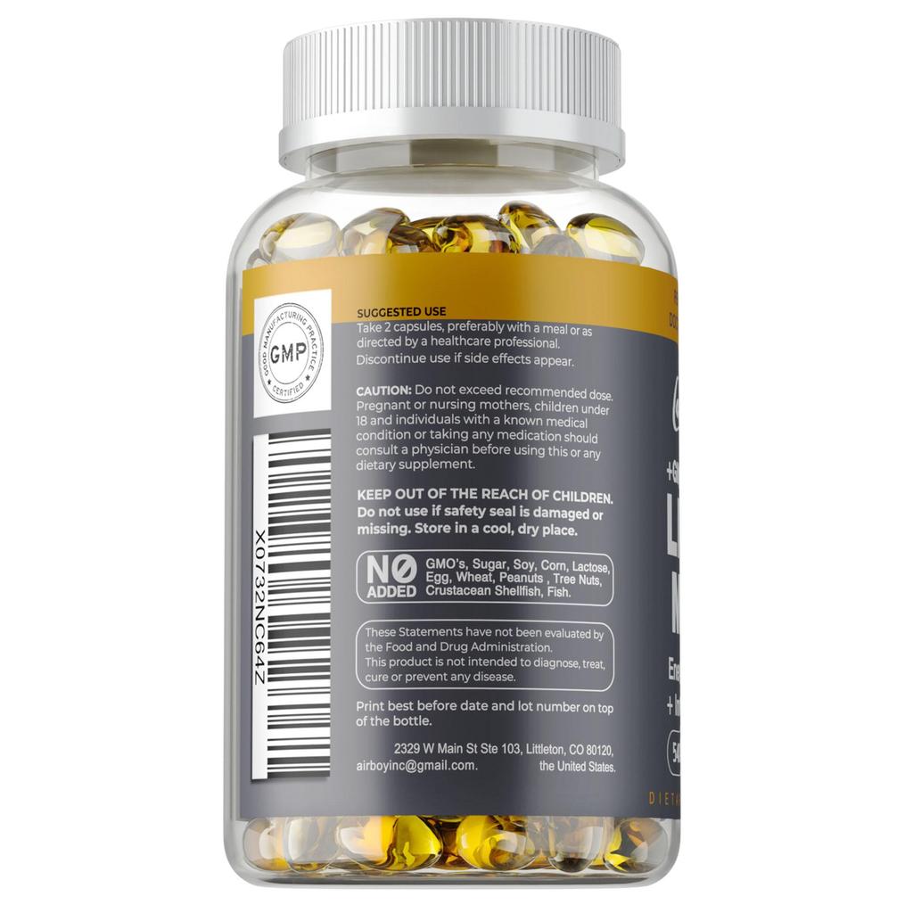 Criniera di Leone 5400mg - Salute del Cervello, Potenziatore di Memoria e Concentrazione, Supporto Cognitivo