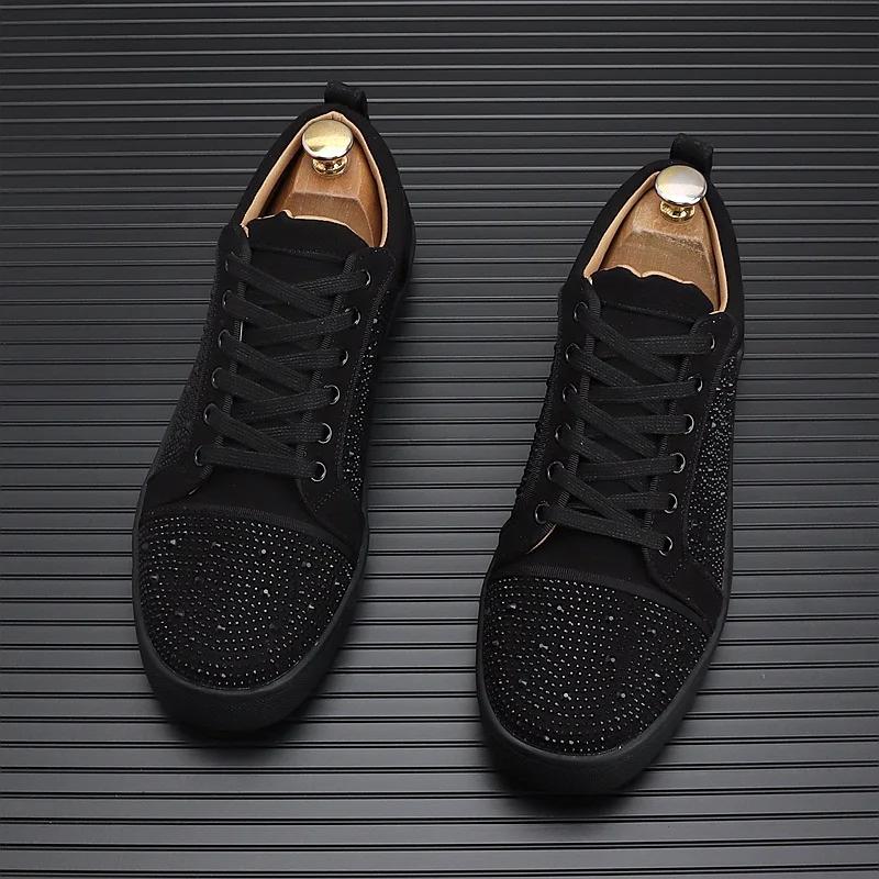 MoteHerresko Lær Mann Herre Herresneakers Pensko for Menn Luksus Designer Loafers Plattform Menn Lær Mann Sko