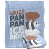 We Bare Bears Silky Grizz Supersoft Blanket