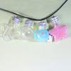 Hanging Clear Plastic Storage Bottle Wall Mountable Bottle for Jewelry Earrings Rings Portable Decorative Container