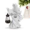 Faceless Carving Lamp Witch Decoration Resin Carving Decoration Lamp Garden Decoration Lamp