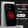 G-game of T-thrones Fashion Poster Logo Phone Case For Redmi Note 14 13 12 11 Pro Plus S 5G 14C A3 Soft Black Phone Cover