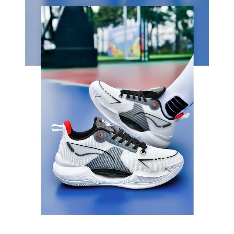 Men's Basketball Comfortable Sneakers Mesh Cushioning Accent Lightweight Sports Shoes