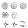 9x Meat Grinder Attachment Parts Blade Kitchen Tools Rustproof Durable