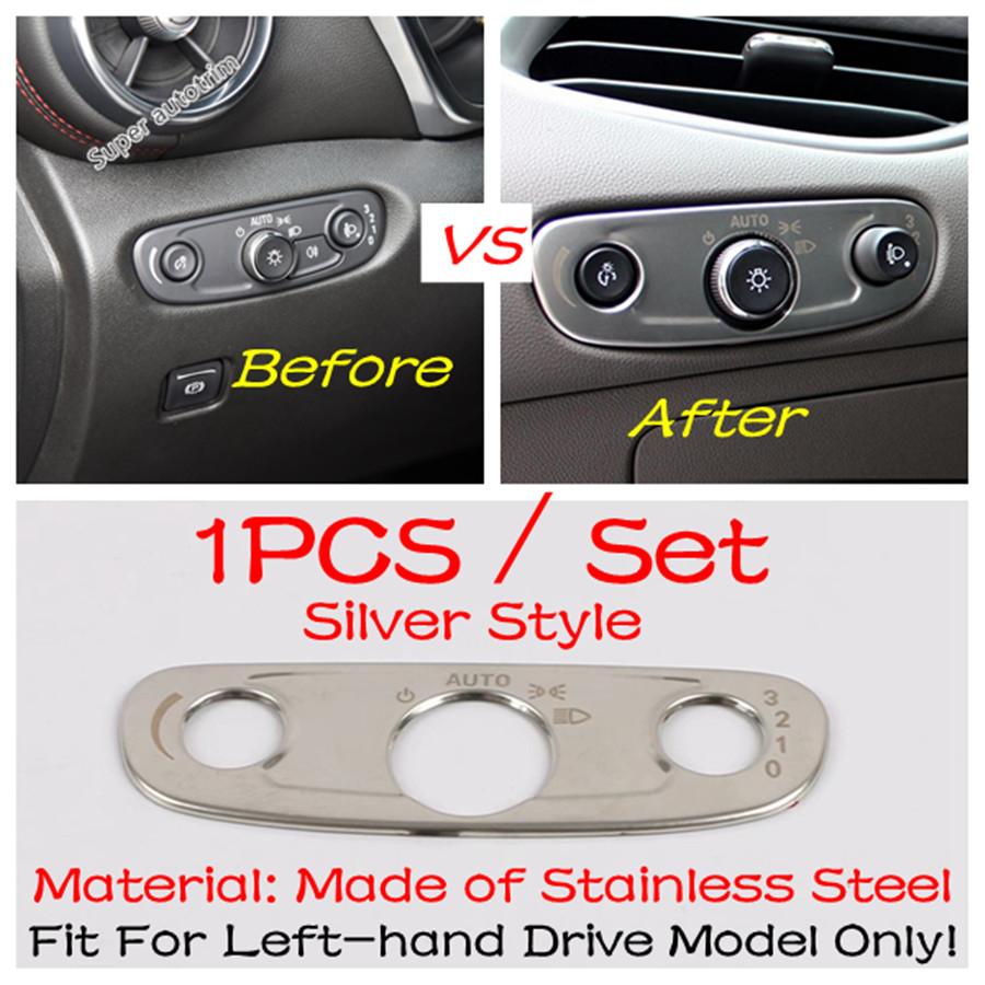 Car Window Lift / Central Control Air AC Conditioning Panel / Head Light Cover Trim Accessories For Chevrolet Malibu 2016 -