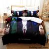 Jeff and Jane Creepypasta Bedding Set Single Twin Full Queen King Size Bed Set Adult Kid Bedroom Duvetcover Sets Anime