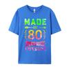 Unisex Classic Tshirts 43 Years Old Bday 43rd Birthday Idea Made In 1980 Tshirts Pure Cotton T Shirt Casual Funny Sarcasm Tees