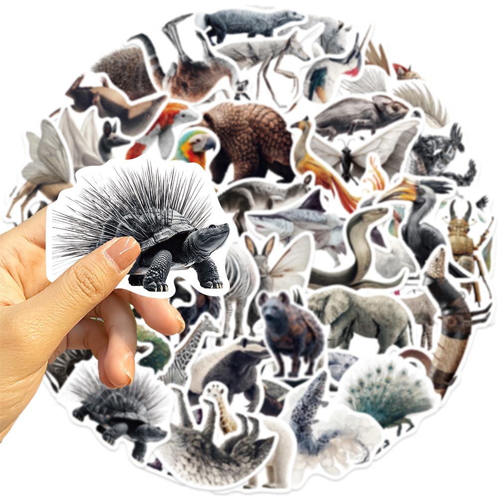10/30/50pcs Funny Abstract Animal Stickers Zebra Phantom Graffiti Decal Stationery Phone Helmet Car DIY Cool Cartoon Sticker Toy