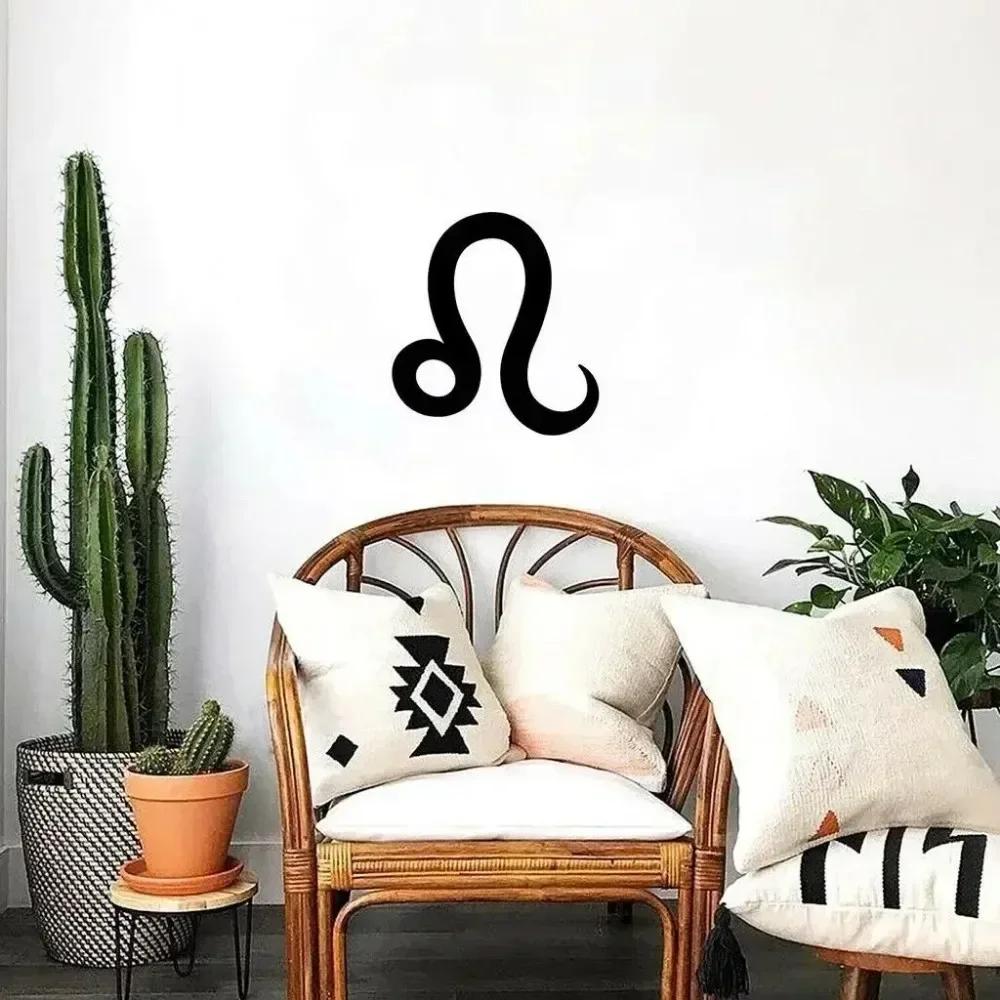 Символ гороскопа Льва Металлическая Настенная Живопись: Шикарный декоративный акцент — фото 6