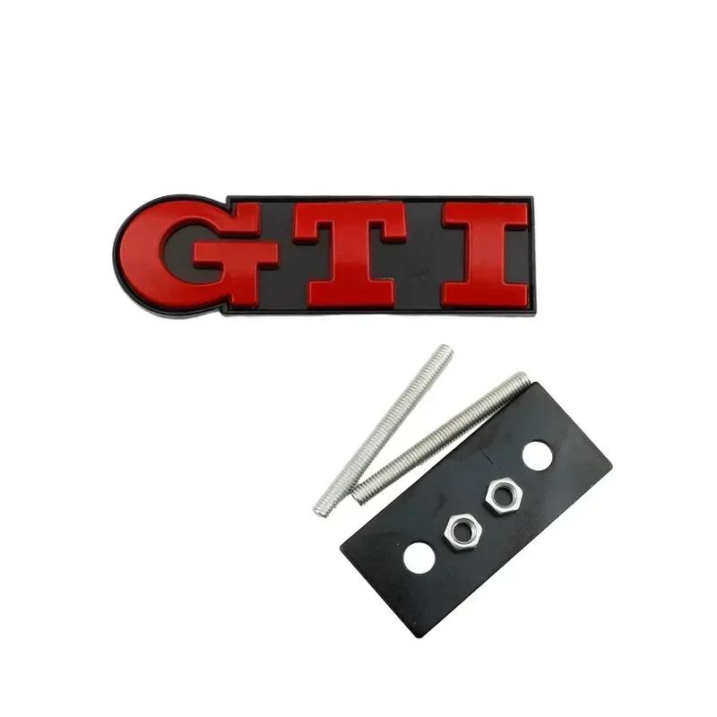 2026 Hot Sticker for Volkswagen Metal GTI Logo Car Front Grille Emblem Badge Polo Caddy Golf 4 5 6 8 Jetta Tiguan Touran Passat
