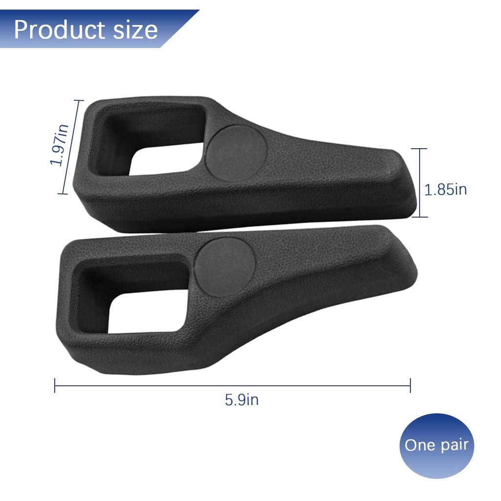 2Pcs Car Seat Gap Filler Odorless Seat Belt Buckle Protector Flexible Seat Side Gap Filling Strip Universal Auto Drop Blocker