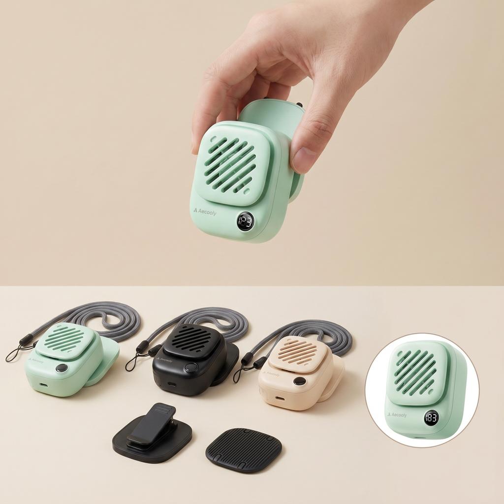 Magnetic Fan Portable Rechargeable Desk Fan for and Outdoor
