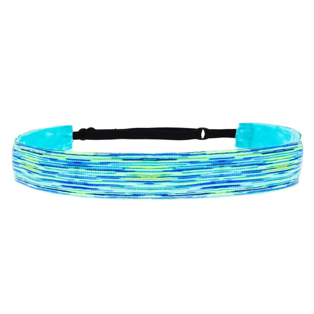 Sports Headband Stretch Elastic Gym Fitness Running Yoga Hair Bands Adjustable Non-slip Tennis Headwrap Outdoor Sports Sweatband