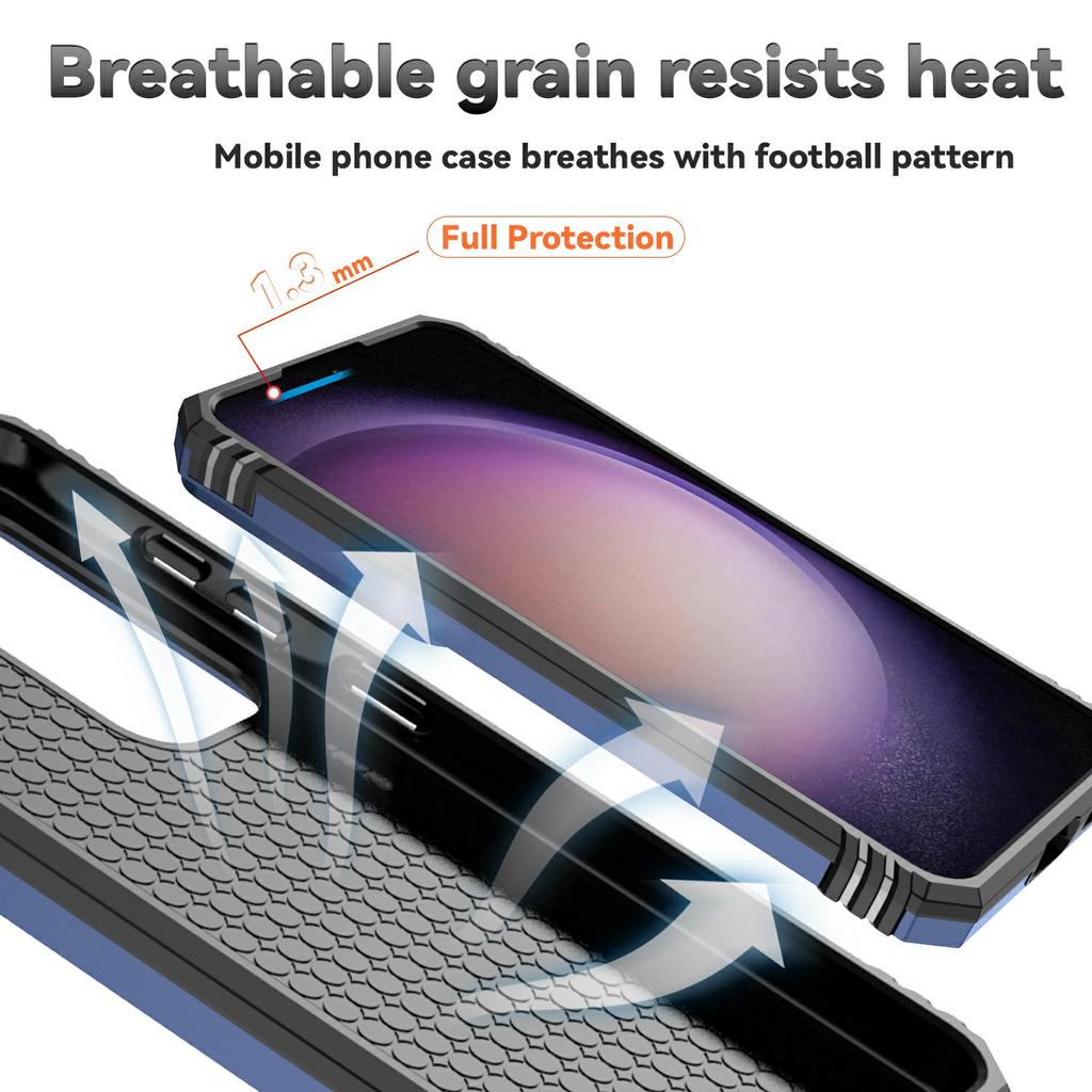 For Samsung Galaxy S25 Case PC + TPU Phone Cover Lens Ultimate Protection Kickstand