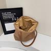 Woven Tote Bag for Women Summer Beach Handbag with Faux Leather Strap Fashion Casual Carryall