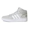 adidas Hoops 2.0 Orta Gri Unisex Spor Ayakkabı Gri-Two Bulut-Beyaz Gri-Five FW4477