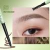 10 Color Ultra Fine Triangle Eyebrow Pencil Precise Brow Definer Long Lasting Waterproof Morandi Cool Brown Eyebow Makeup