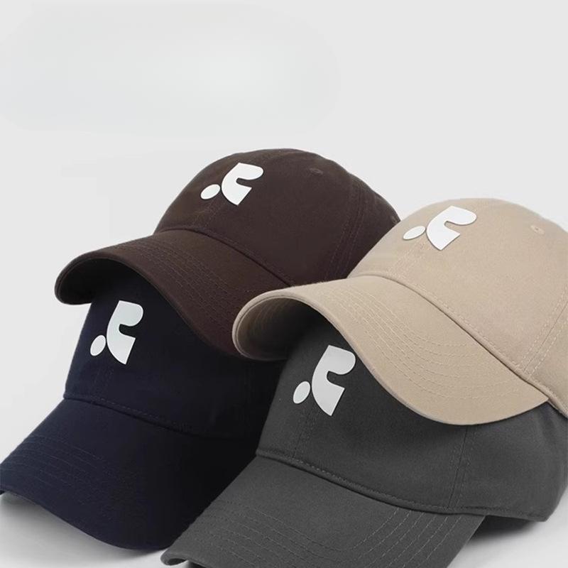 Men and Women's Big Heads and Hats  Baseball Caps  Big Letter Printed Sun Protection Caps