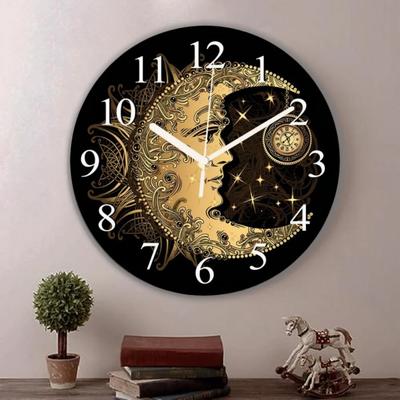 10 Zoll Mode Kreative Xyloid Wanduhr Stumm Ticken Nicht Dekoriert Uhr für Küche Bibliothek Schlafzimmer Dekoriert Uhr