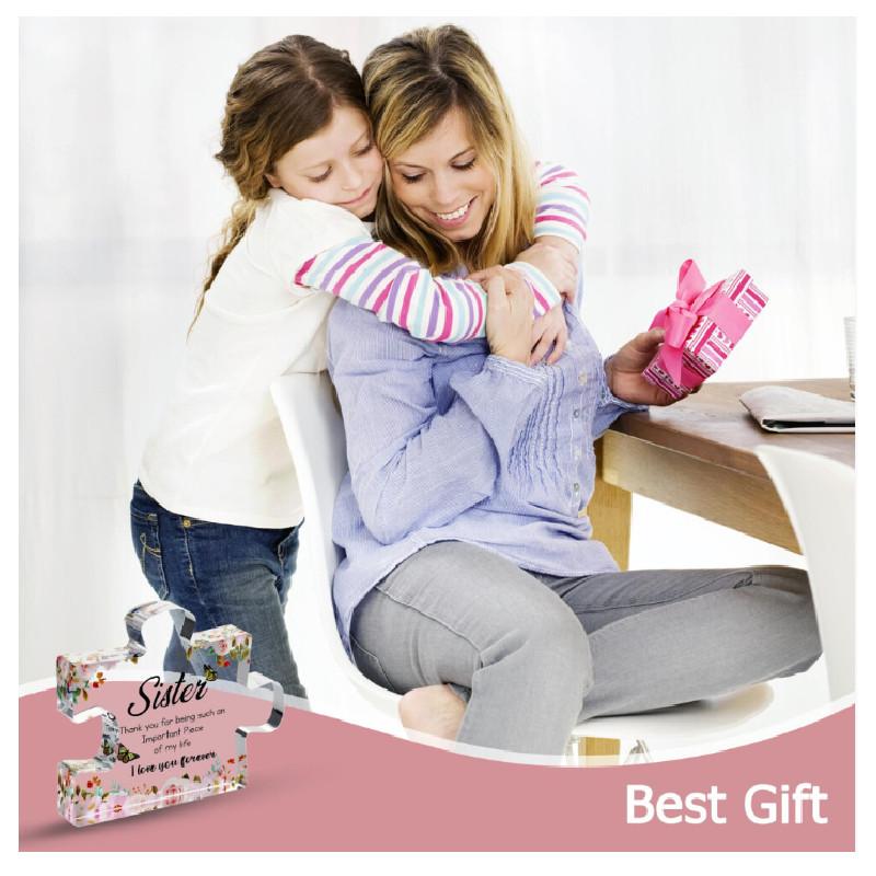 Puzzle Acrylic Engraved Shape Artwork For Birthday Thanksgiving Decorations