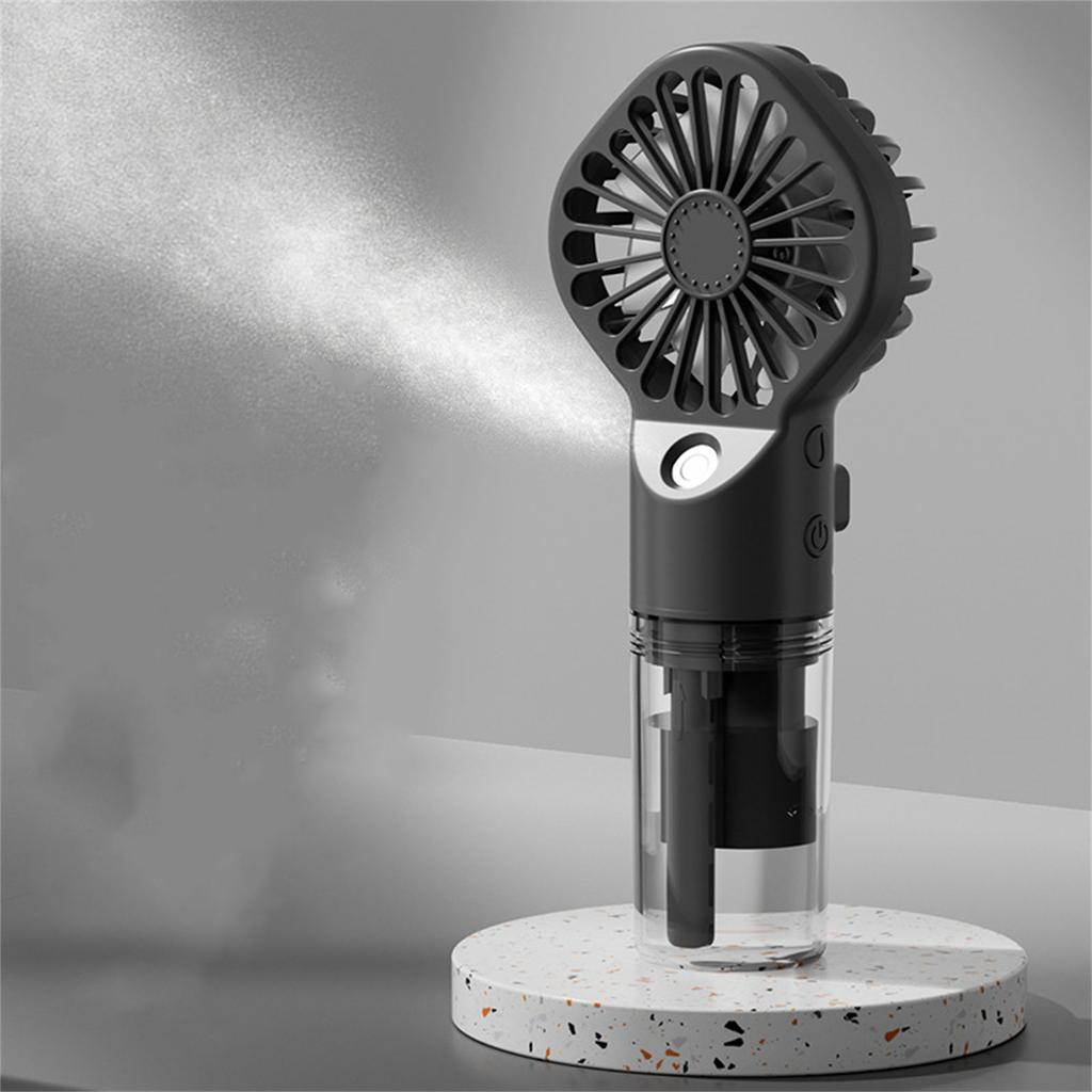 Handheld Misting Fan Portable Water Spray Mist Fan 4 Adjustable Speed Quiet Cooling Mini Pocket Fan for Women Men