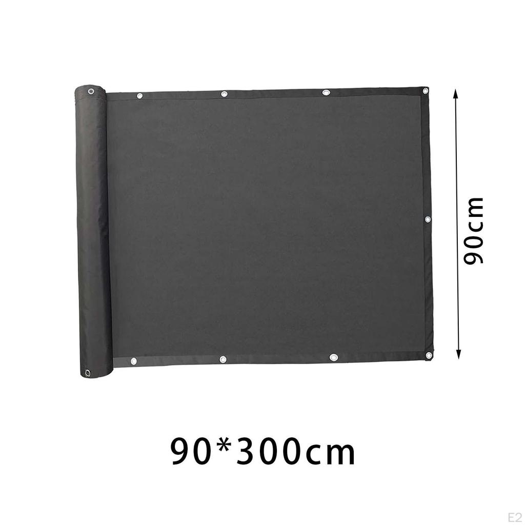 Balkongarten Sichtschutz HDPE-Abdeckung für