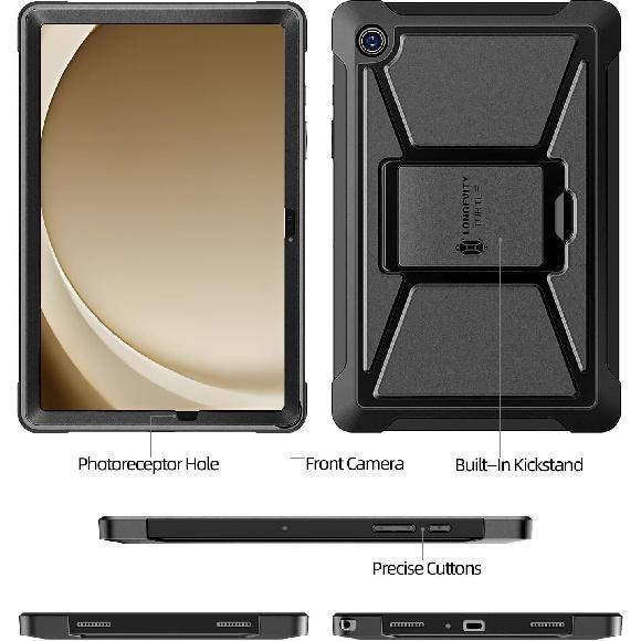ZtotopCases for Samsung Galaxy Tab A9 Plus 11 Inch 5G 2023 Case, Built-in Screen Protector/Kickstand/Full-Body Dual Layer Shockproof Protective Cover