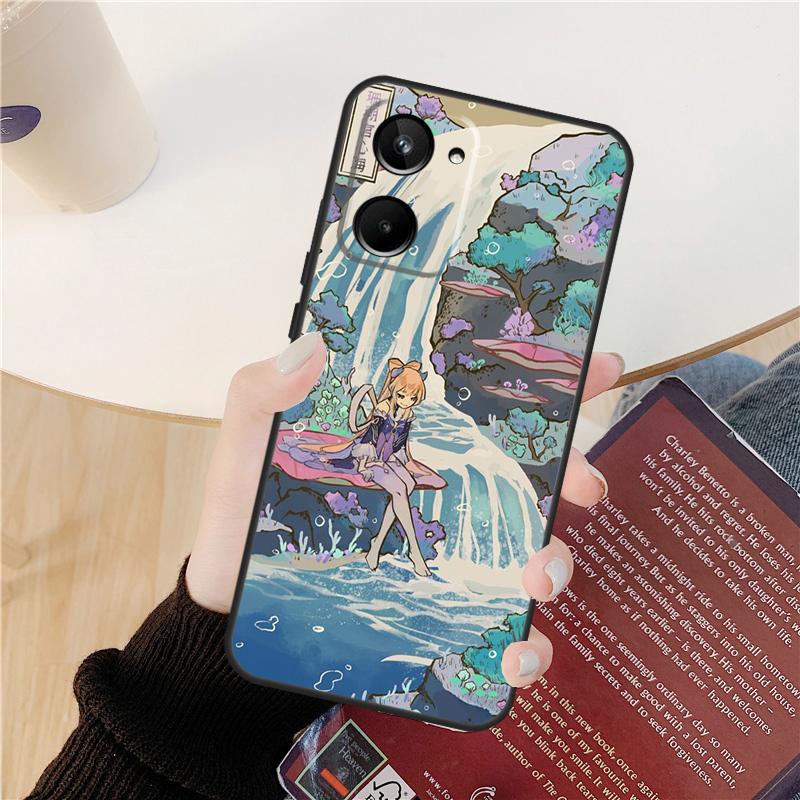 Sangonomiya Kokomi Genshin Impact Case For Realme GT 7 Pro GT 6T 6 5 C55 C53 C51 C21Y C25S C61 C67 C75 10 11 12 13 14 Pro Plus