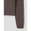 Anggae Llama Blend Asymmetric Pullover Brown