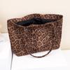 Leopard Print Large Capacity Tote Bag - Versatile Autumn/Winter Shoulder & Commuter Handbag