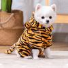 Bequeme Tiger-Muster Haustier-Kapuzenjacke Klein und Extra Klein Hund und Katze Cosplay Kleidung Haustier Kostüm Jacke Welpe Katze Jacke