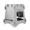 Camping Wood Stove Portable Folding Lightweight Titanium Wood Burning Backpacking Stove for Outdoor Survival Cooking