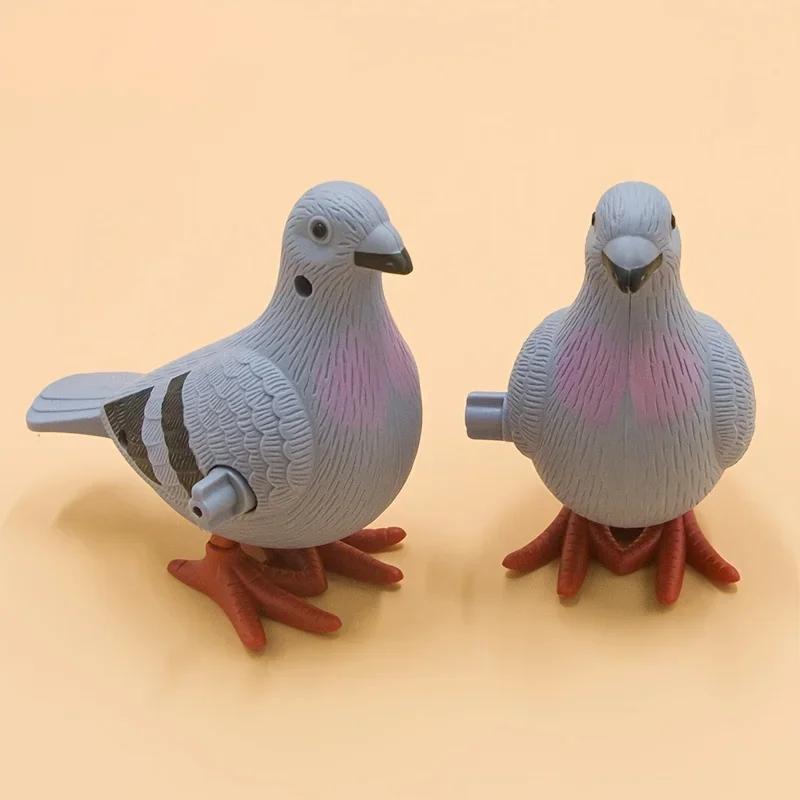 1PC Wind Up Jump Toys, Cute Clockwork Jumping Pigeon, Wind Up Simulation Animal, Jumping Animal Wind Up Toy