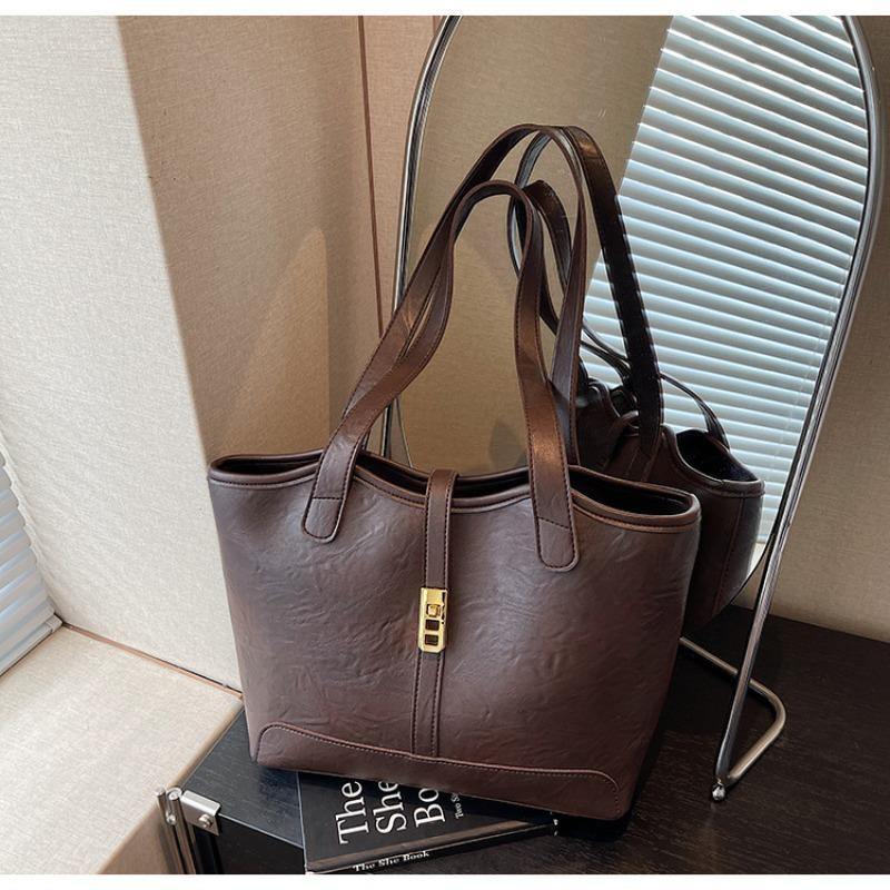 Retro nouă toamnă și iarnă geantă de mână temperament de mare capacitate geantă de umăr casual la modă geantă tote val