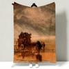 Joseph Mallord William Turner Throw Soft Warm Flannel Throw Blanket Multiuse for Sofa Bed Office Nap