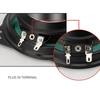 Deepa Ribusu 10cm Auto Koaxial-Set Echte Kompatible Lautsprecher, 2-Wege-Typ, 2, 100W, Ersatz/Reparatur,