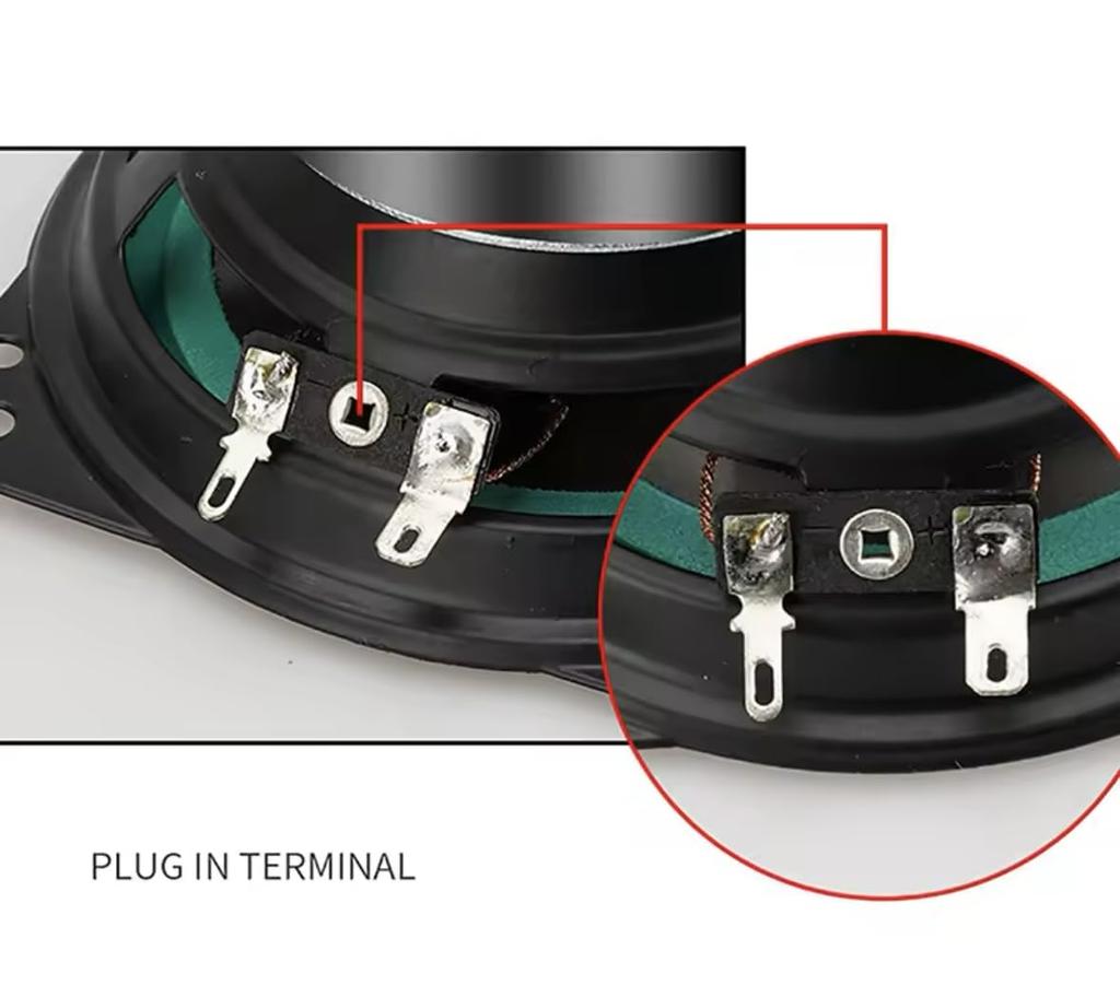 Deepa Ribusu 10cm Auto Koaxial-Set Echte Kompatible Lautsprecher, 2-Wege-Typ, 2, 100W, Ersatz/Reparatur,