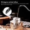 Spout Coffee Pot Professional 600ml Capacity Stainless Steel Gooseneck Coffee Kettle for Home Travel
