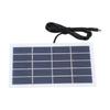 2W Solar Panel Water Proof Polycrystalline Silicon Solar Panel Charger with Type C Interface for Outdoor Garden Lights