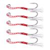 5pcs High Strength Metal Heavy Duty Fishing Barbed Hooks Fish Accessory 11#