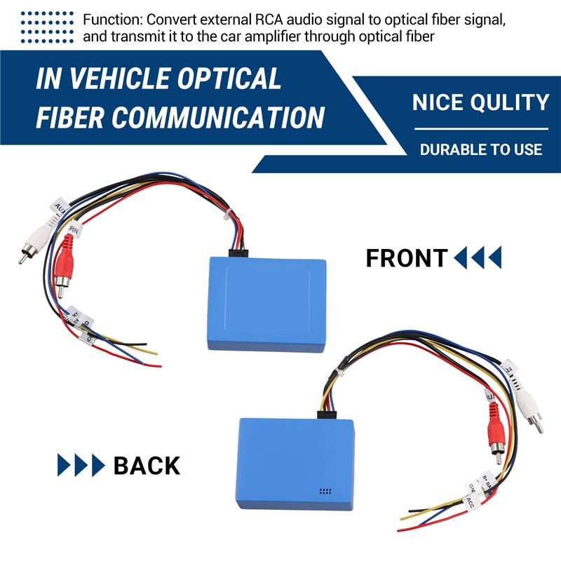 Car D2B Digital Data Fiber Optic Decoder Car Radio Adapter For Mercedes Benz ML S/CL SL ECS CLK E Class-A87Q