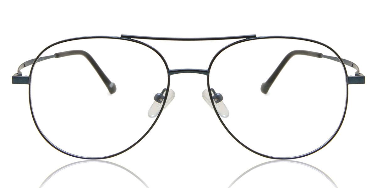 

Ободковые очки-авиаторы синего цвета из коллекции Smartbuy Bocsz 932i, модные мужские очки Blue/56-15-142