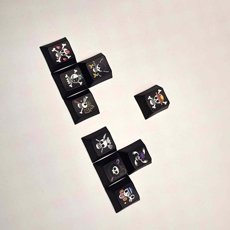 Cartoon PBT Keycap WASD Direction ESC Keys Keycaps Set for Mechanical Keyboard PBT Keycaps 9PCS/Set