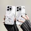 Fashion Snow Mountain Of Sunrise Phone Case For IPhone 16 17 E 11 12 13 14 15 Pro Max Plus 17 Air Mountain Range 3D Relief Cover