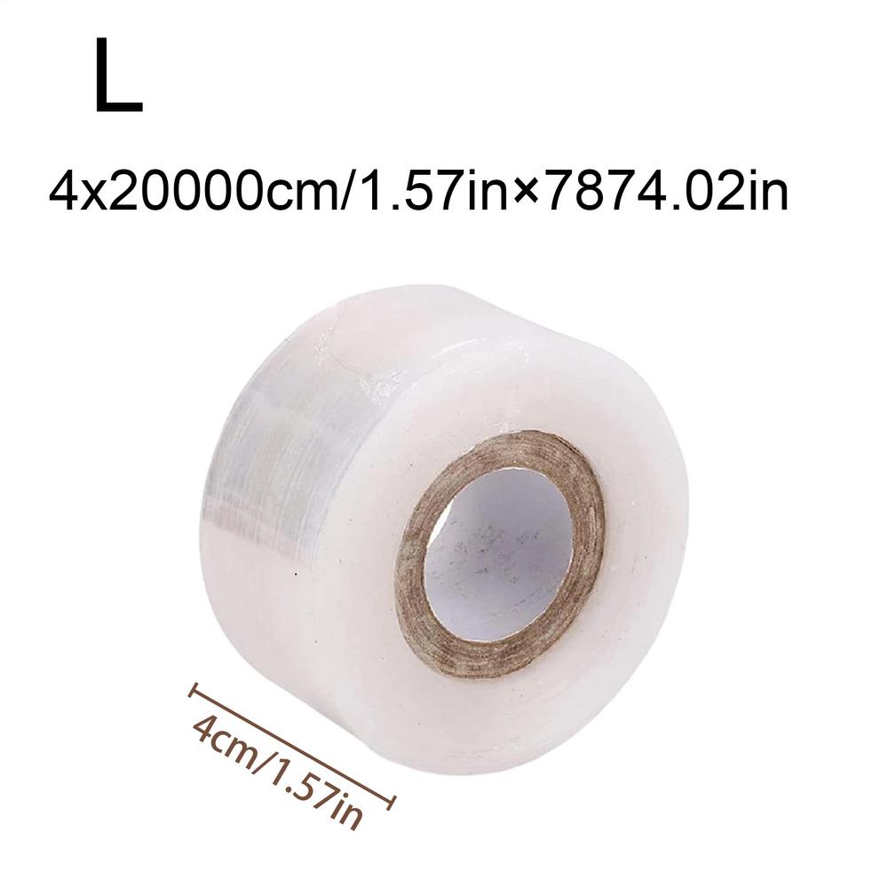 2 Roll Self-adhesive PE Grafting Tape Film Parafilm Nursery Tapes For Plant Support Stretchable Garden Plants Grafting Tools