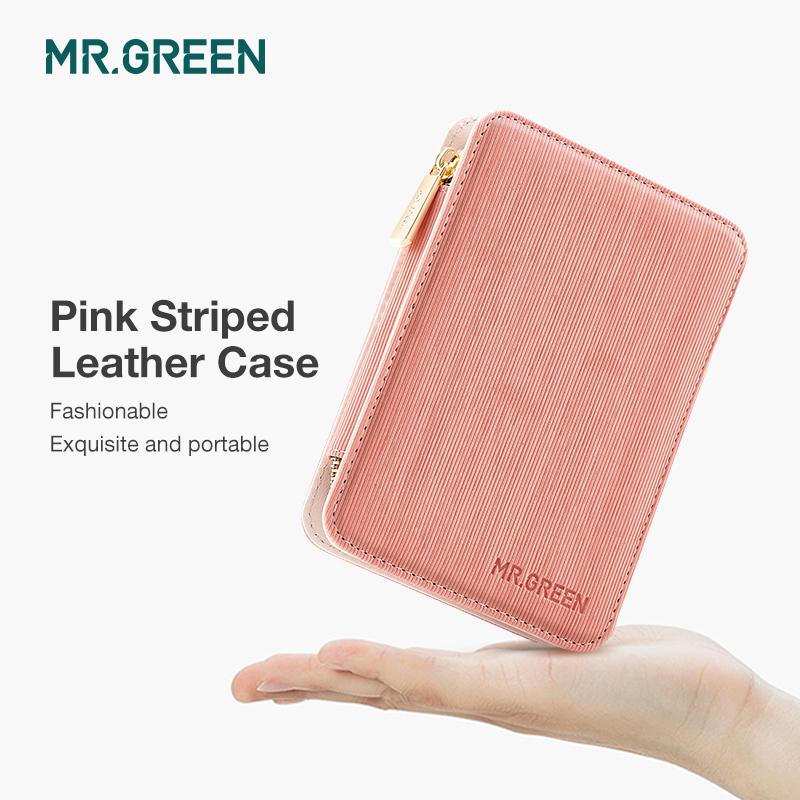 MR.GREEN Maniküre-Set, Pediküre-Sets, Nagelknipser, Werkzeuge, Edelstahl, professionelle Nagelschere, Cutter, Reiseetui-Set, 7-in-1