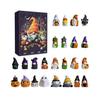 (B) Halloween Countdown Calendar 24 Surprises Colorful Blind Box Festive Gift Set