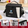 PBRL6 2025 Hot Car Logo Bento Box Organiser Single Shoulder Waterproof Lunch Storage Bag For BMW E46 E90 E60 F30 F10 E39 E36 F20 E87 E