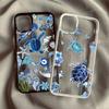 Summer Cool Turtle Pattern Phone Case for IPhone 16 15 14 13 12 11 Pro Max X Xs XR XSMax 8 7 Plus Sea Blue Turtle Design Covers